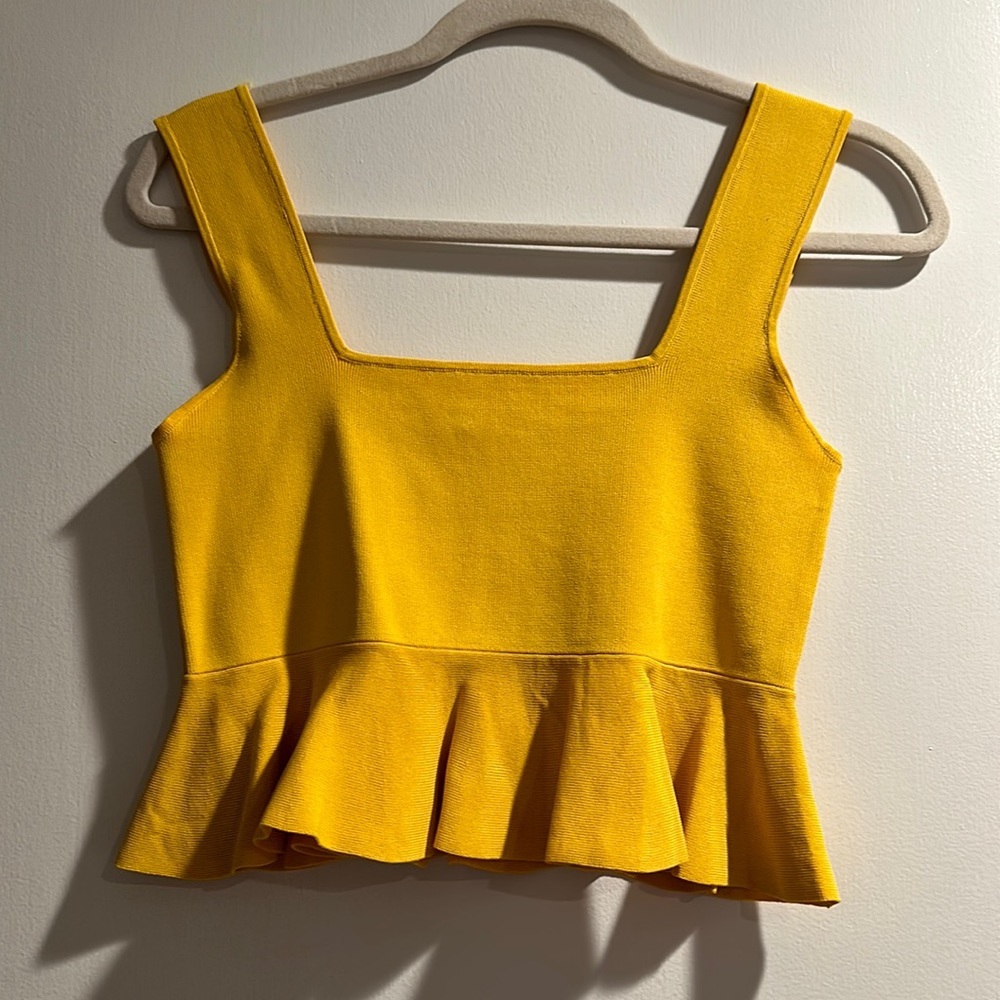Zara peplum top